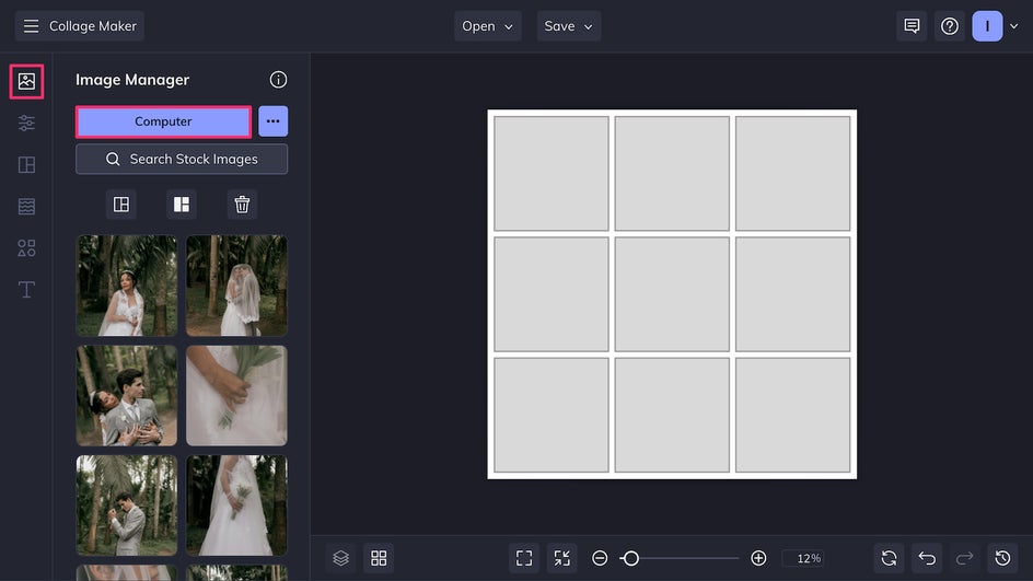 Image Manager in Collage Maker