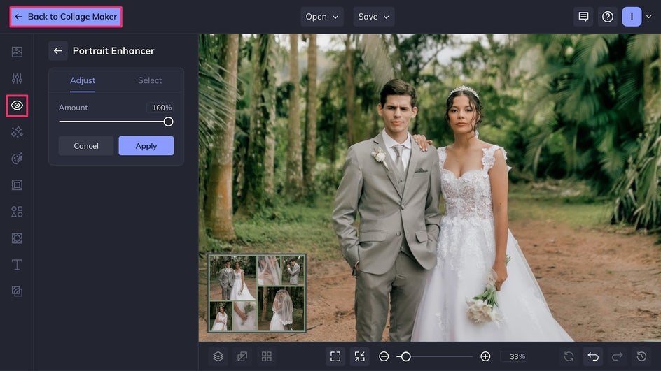 Go back to Collage Maker from Photo Editor