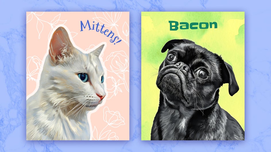 Two Smart Templates for cats and dogs