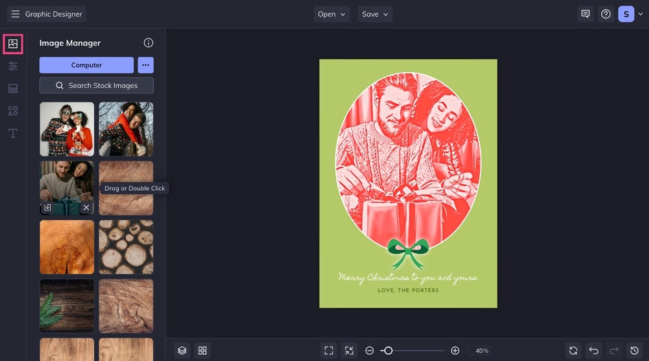 Image Manager to replace placeholder