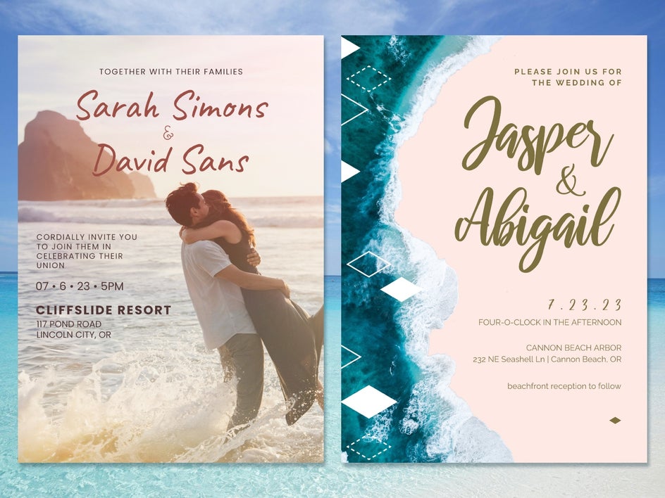 summer wedding invites copy