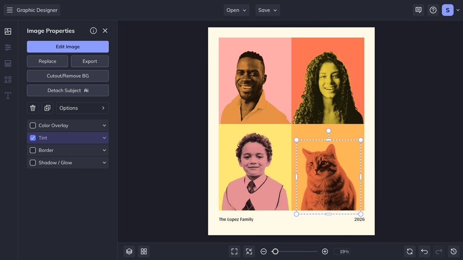 adjust images on smart template