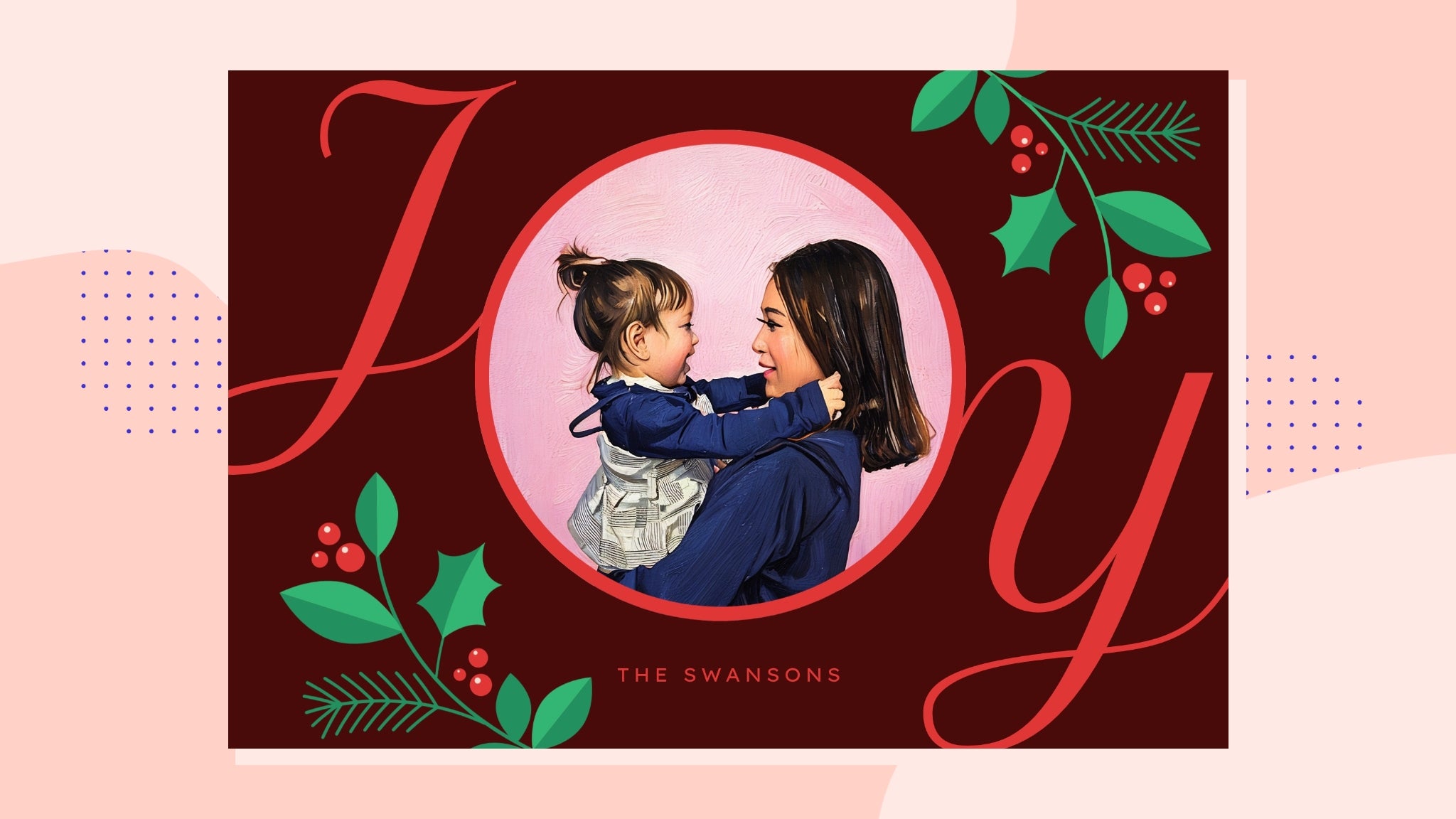 Family Portrait holiday cards featured