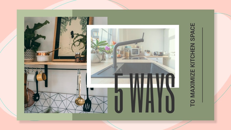 Customized YouTube thumbnail for kitchen space saving