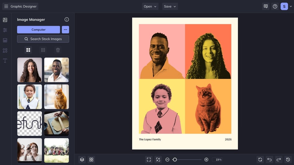 images on smart template