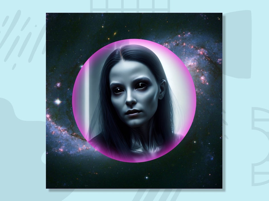 Halloween Twitch profile picture using BeFunky.