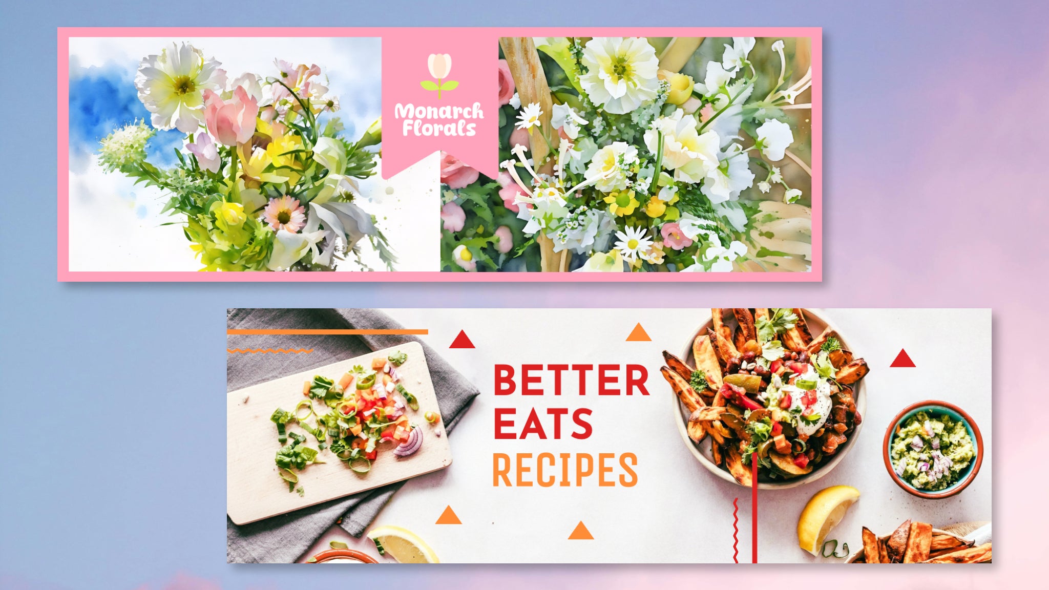 Twitter headers with creative effects using BeFunky