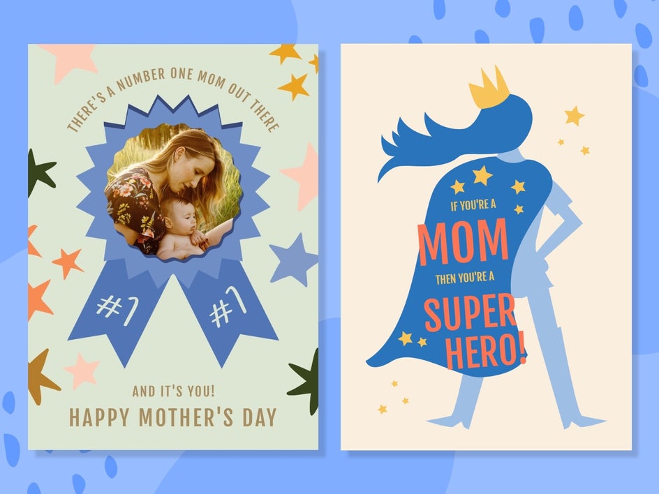 Playful graphics mother