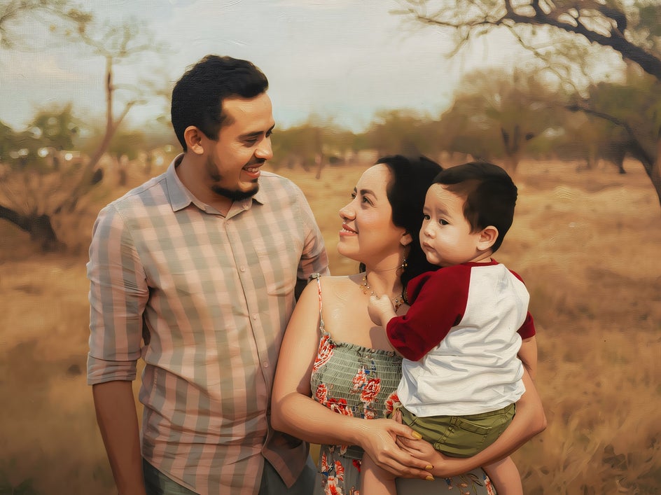 realism-painting-from-photo-family-after