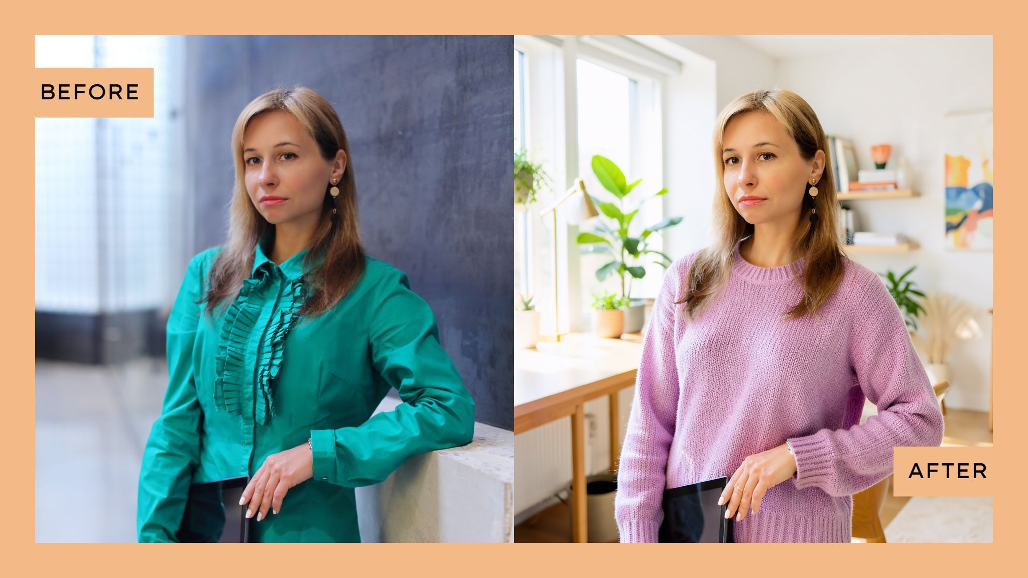 From old branded photoshoot to on-brand marketing content using Smart Edit AI photo editing