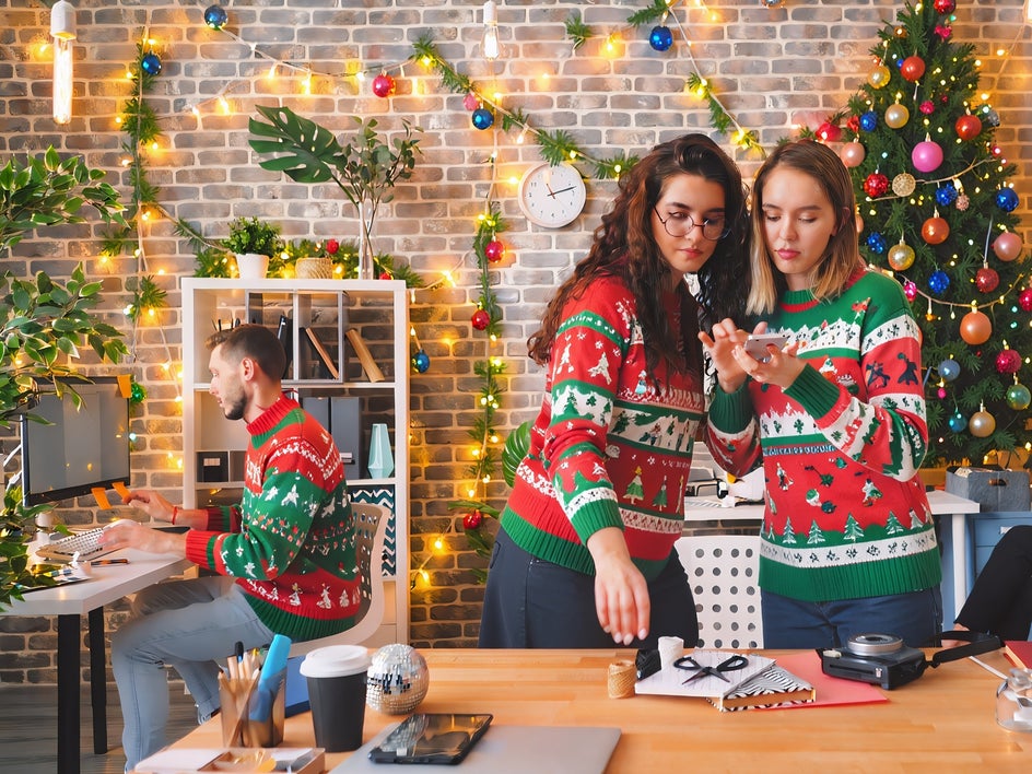 After using Smart Edit to turn existing brand photo into seasonal holiday photoshoot