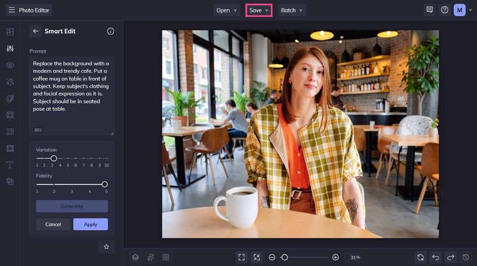 using AI to transform social media images