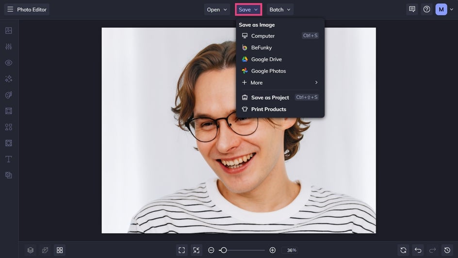 saving digital makeover ai photo edit